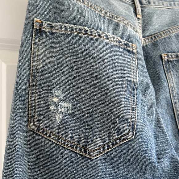 Agolde Riley High Rise Straight Crop in Frequency - Picture 10 of 13